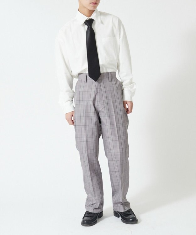 WEGO 【SCHOOLITEM】メンズムジスクールネクタイ ブラック