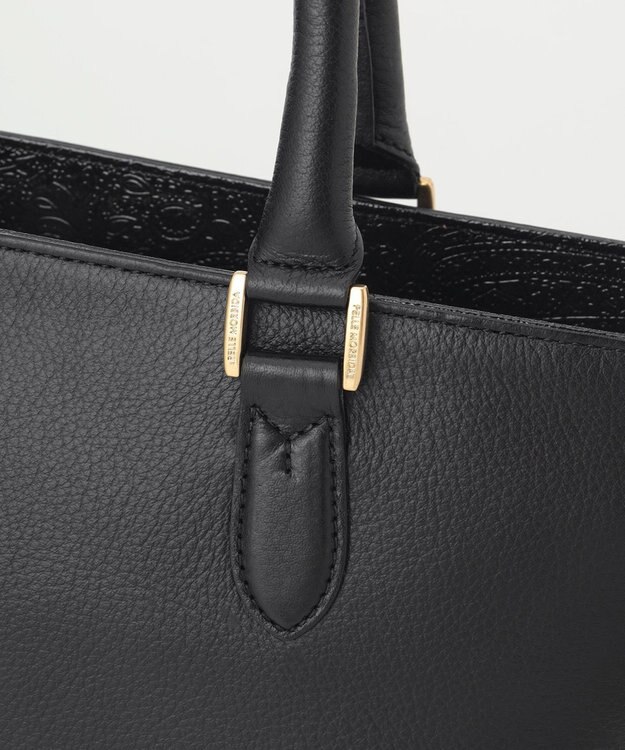 JOSEPH HOMME 【PELLE MORBIDA】 　横型トートバッグ ブラック系