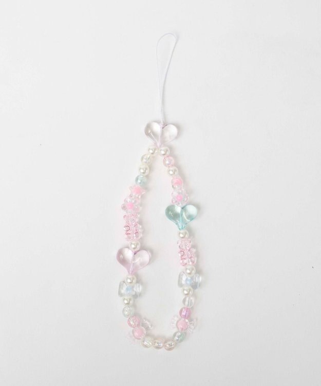 WEGO ビーズストラップキーホルダーA 柄1