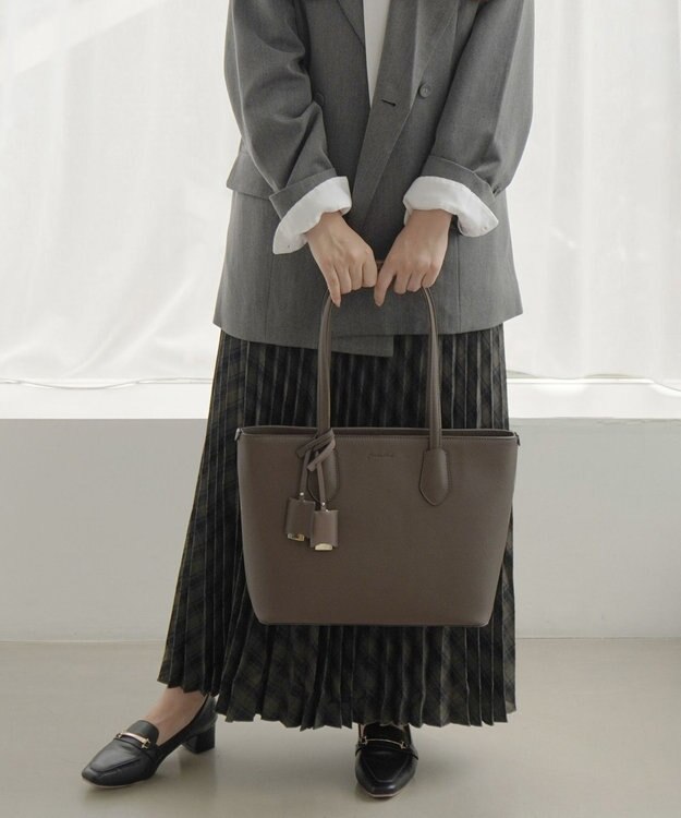 ACE BAGS & LUGGAGE 【雑誌掲載】Jewelna Rose リタ・トートバッグ A4ジャストサイズ 16145 ジュエルナローズ チャコール