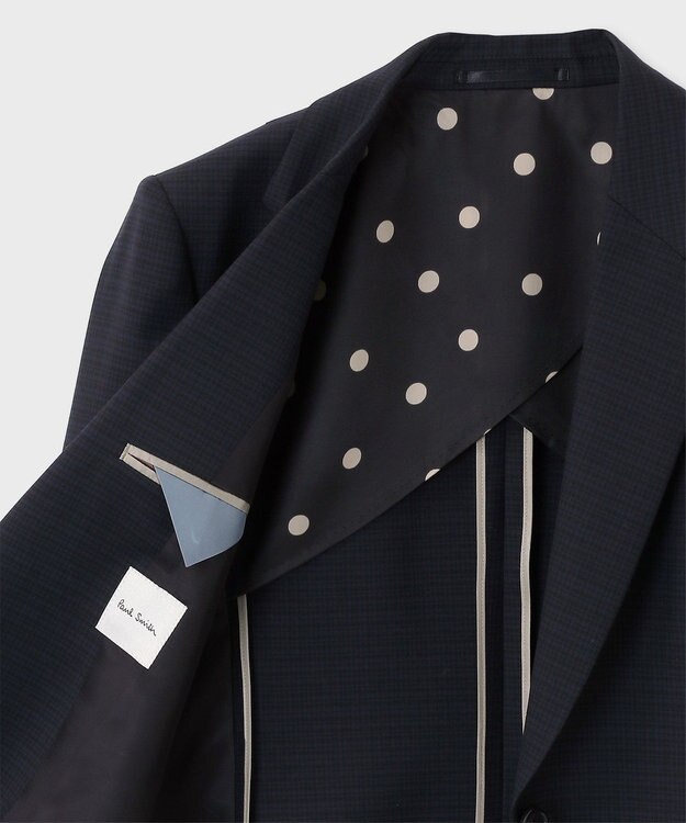 Paul Smith クラシカルチェック シングルジャケット ネイビー