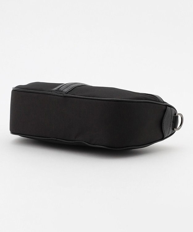 JOSEPH ABBOUD 【軽量/撥水素材】インターレースハーフムーンバッグ ダークブラウン系