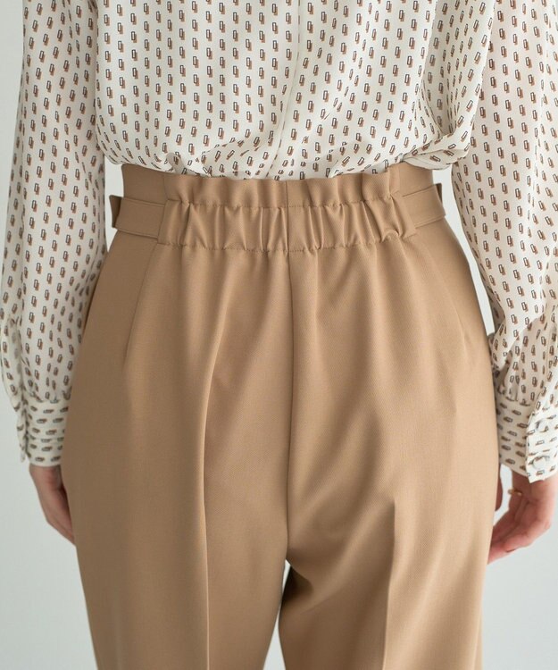 YECCA VECCA サイドベルテッドパンツ Beige