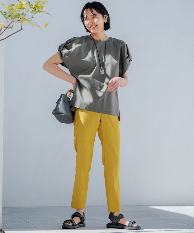 23区 ドロップシェル ネックレス ブラック系