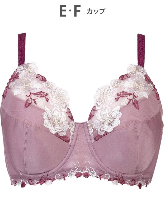 Wing ブラジャー Wing Lesiage 安定感のあるつけごこち 綿混素材(肌側) 【5010シリーズ】 フルカップブラ Hカップまで対応 大きいサイズ PB5010 ウイング／ワコール ロマンピンク