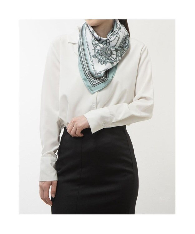 UNBILLION カカトゥ kakatoo / ロープアンカーシルクスカーフ ライトグリーン