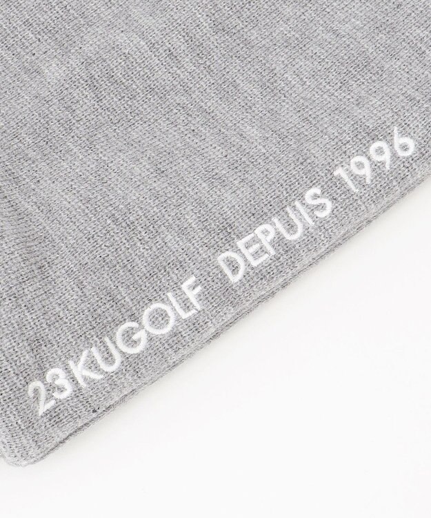 23区GOLF 防風機能付きの裏地で足元あたたか【WOMEN】ニット レッグウォーマー ライトグレー系