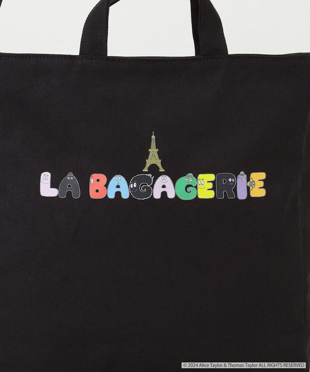 LA BAGAGERIE BARBAPAPA×LA BAGAGERIE   バーバパパコラボ　2WAYバッグ　M ブラック