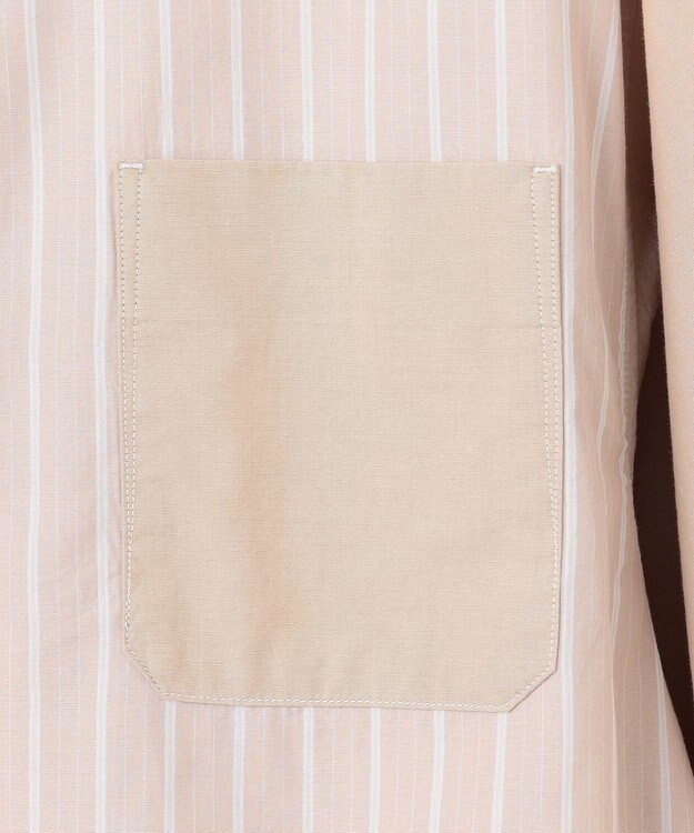 J.PRESS YORK STREET 【WOMEN】タイプライター ショートブラウス ベージュ系1