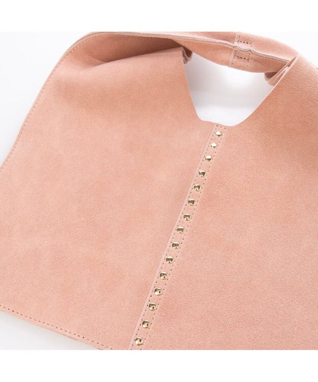 UNBILLION カシュカシュ cachecache / スエードスタッズミニホーボーバッグ ピンク