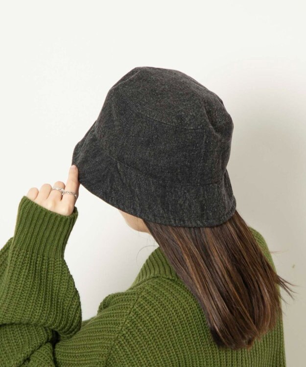 WEGO ダウンブリムバケットハット デニム