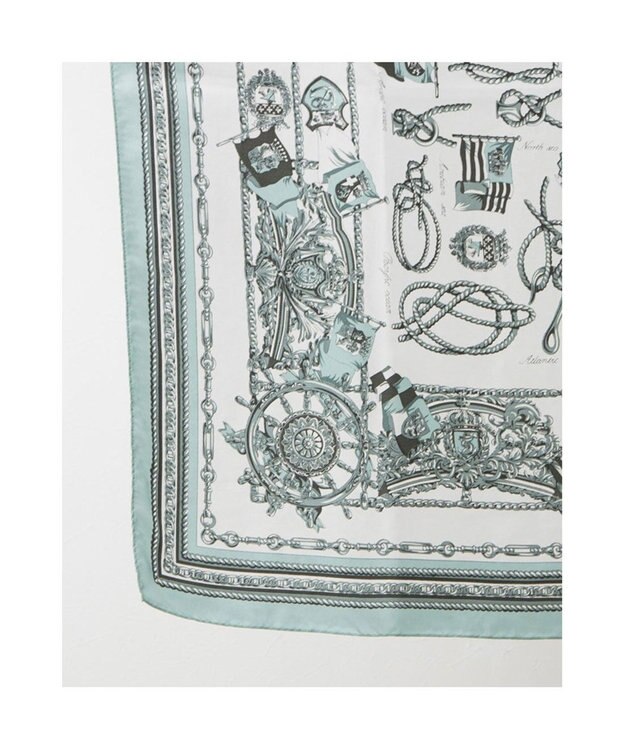 UNBILLION カカトゥ kakatoo / ロープアンカーシルクスカーフ ライトグリーン