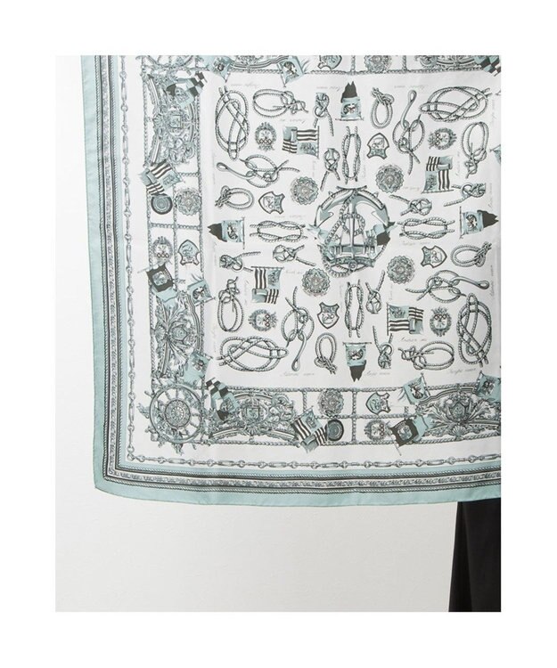 UNBILLION カカトゥ kakatoo / ロープアンカーシルクスカーフ ライトグリーン