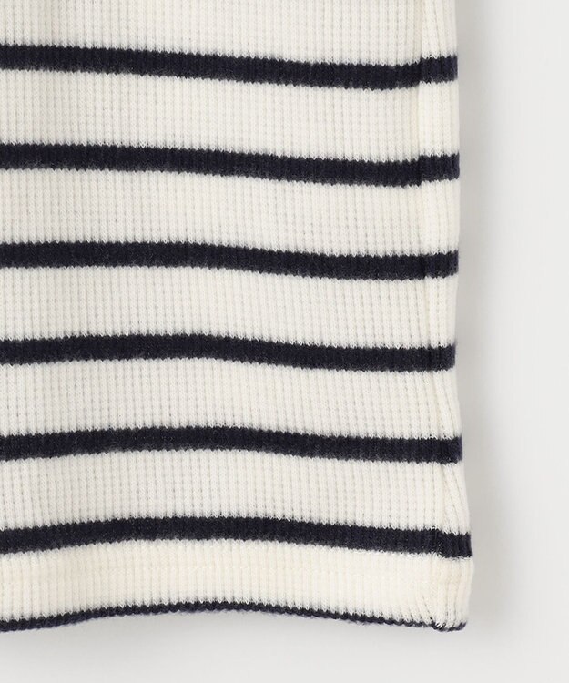 23区GOLF 今シーズンはボーダー柄も仲間入り！【MEN】【吸湿発熱】グランサーモボーダー カットソー アイボリー系1