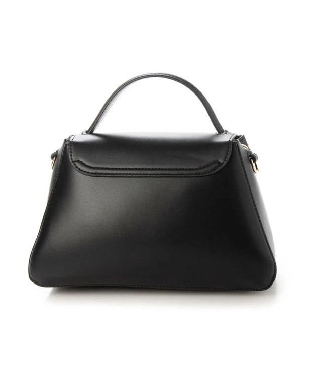 UNBILLION cachecache ワンハンドルフラップ付きミニショルダー ブラック