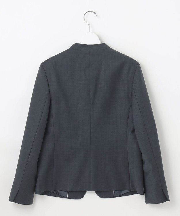 J.PRESS LADIES 【セットアップ対応】BAHARIYE ノーカラー ジャケット ネイビー系