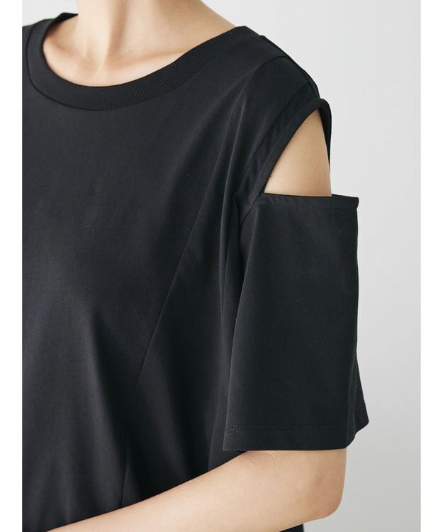 Green Parks ショルダーカットチュニック Black