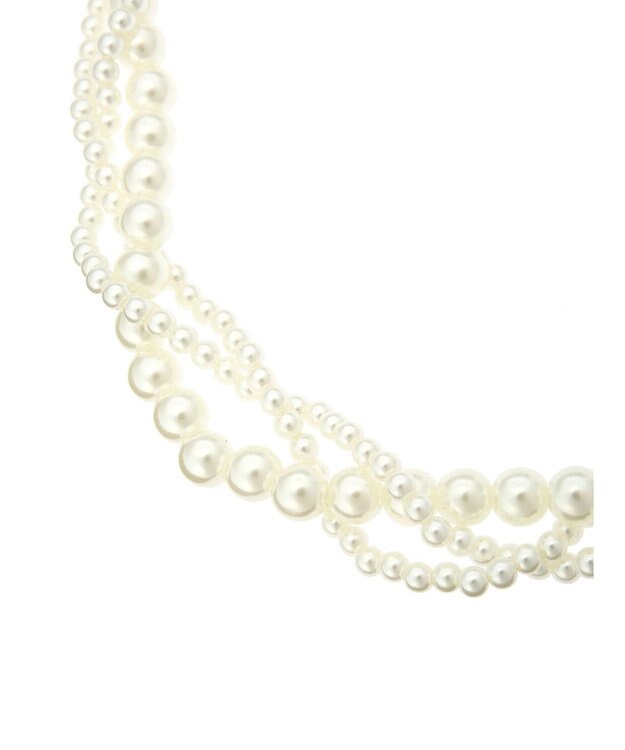 Green Parks ｅｖｅｒｙ　ｗａｌｋ．　パールボリュームネックレス White