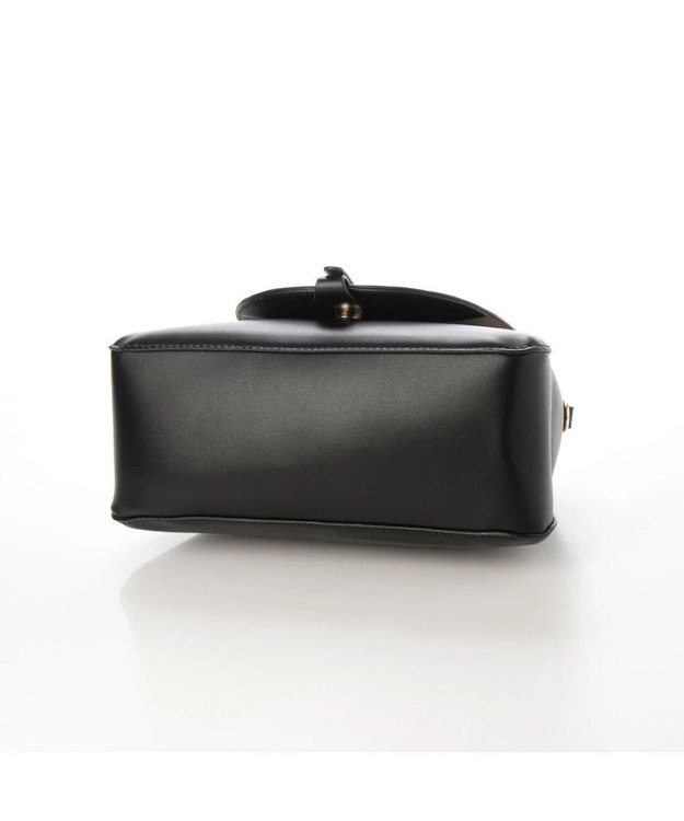 UNBILLION cachecache ワンハンドルフラップ付きミニショルダー ブラック