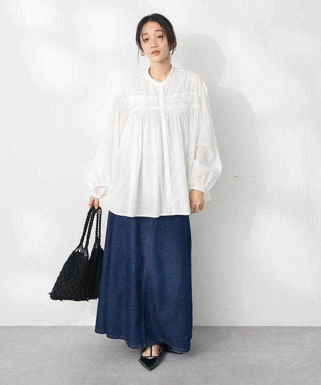 CRAFT STANDARD BOUTIQUE ２Ｗａｙデニムジャンパースカート Dark Indigo