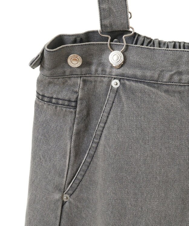 CRAFT STANDARD BOUTIQUE ２Ｗａｙデニムジャンパースカート Gray