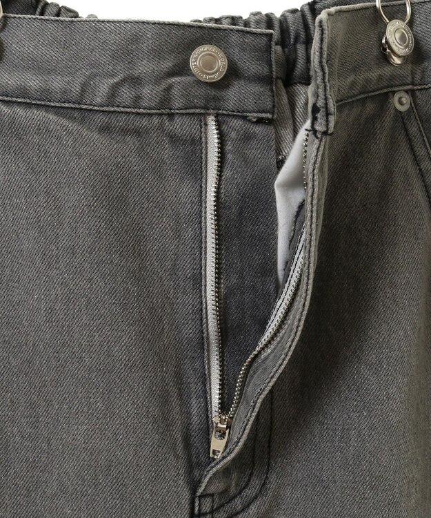 CRAFT STANDARD BOUTIQUE ２Ｗａｙデニムジャンパースカート Gray