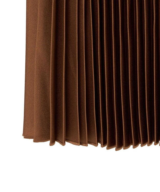 JOSEPH ニットウィーブプリッセドレス VOLTA Cinnamon