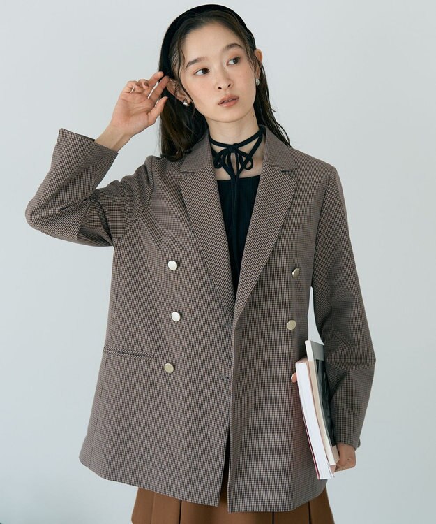 earth music&ecology テーラードジャケット Check