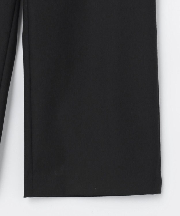 J.PRESS LADIES 【洗える】CARREMAN 2WAY ストレート ワイド パンツ ブラック系