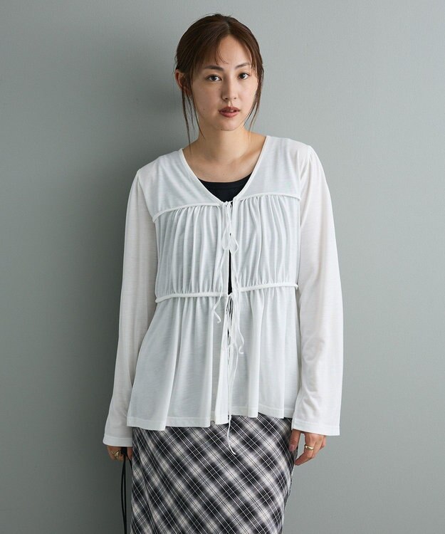 CRAFT STANDARD BOUTIQUE ドロストギャザープルオーバー Off White