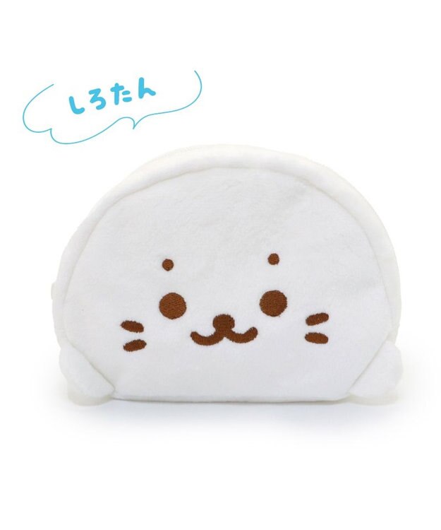 Mother garden しろたん らむね ふわふわ ポーチ  【単品】 しろたん