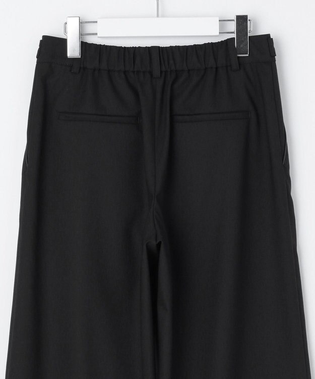 J.PRESS LADIES 【洗える】CARREMAN 2WAY ストレート ワイド パンツ ブラック系