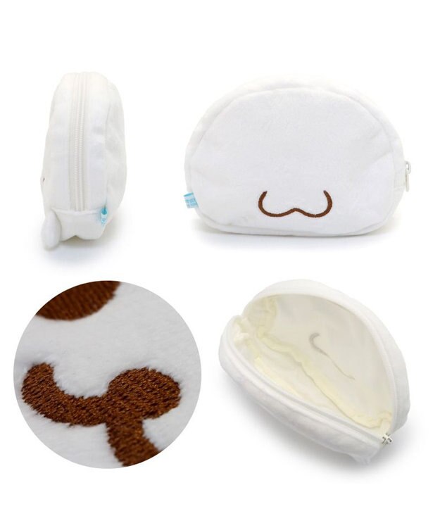 Mother garden しろたん らむね ふわふわ ポーチ  【単品】 しろたん