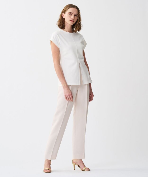 uncrave ダブルフェイスジャージー 2WAYスリットトップス オフ