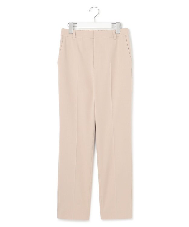23区 【洗える】クリアストレッチ テーパードパンツ ベージュ系