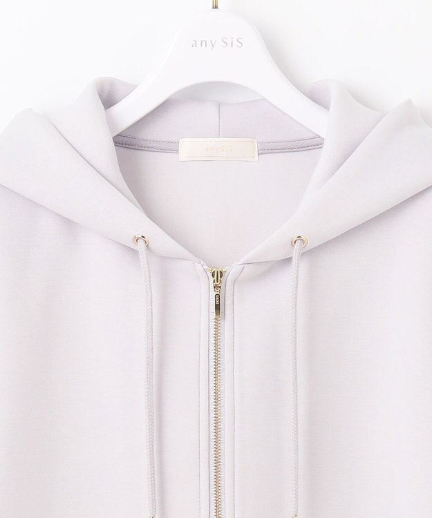 ANY SIS L 【洗える】ダンボール パーカー ライトグレー