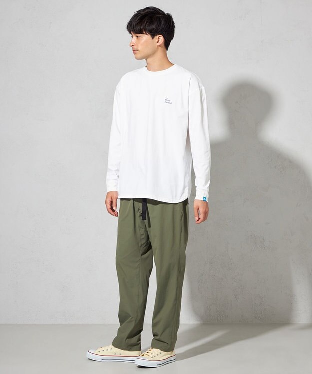 SHARE PARK MENS 【UNISEX】吸水速乾 LMCバックプリントロングスリーブTシャツ（L・XLサイズ） ホワイト