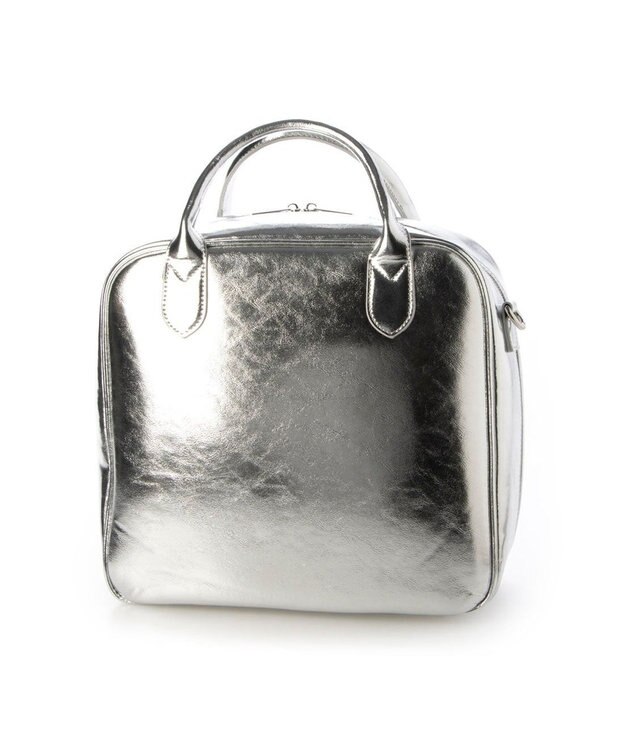 UNBILLION 【テレビ ドラマ着用アイテム】カシュカシュ cachecache / 2wayスクエアビッグボストン シルバー