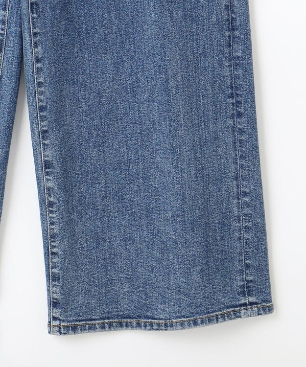 NAVE 【ReNAVE　洗える】ワイドストレッチデニム ブルー