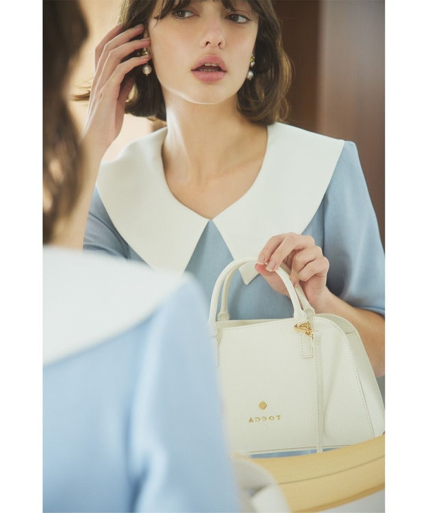 TOCCA 【00サイズあり・洗える・UVケア】FLYING SAUCER ドレス スカイブルー系