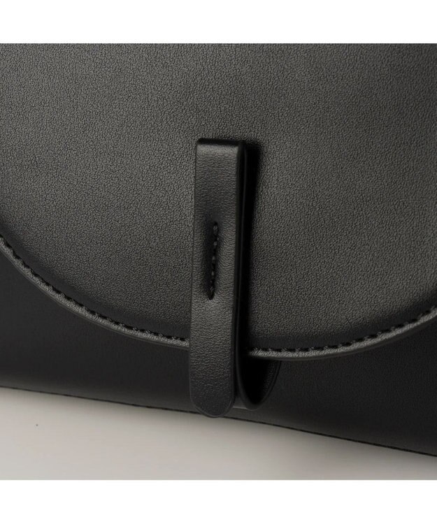 UNBILLION cachecache ワンハンドルフラップ付きミニショルダー ブラック