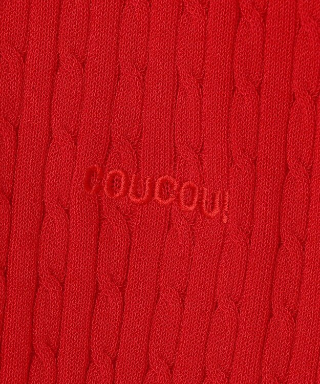 組曲 【先行予約・Flower Collection】COUCOUニット カーディガン チェリーレッド系