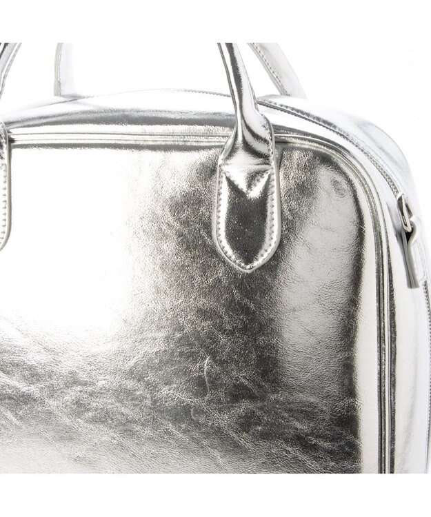 UNBILLION 【テレビ ドラマ着用アイテム】カシュカシュ cachecache / 2wayスクエアビッグボストン シルバー