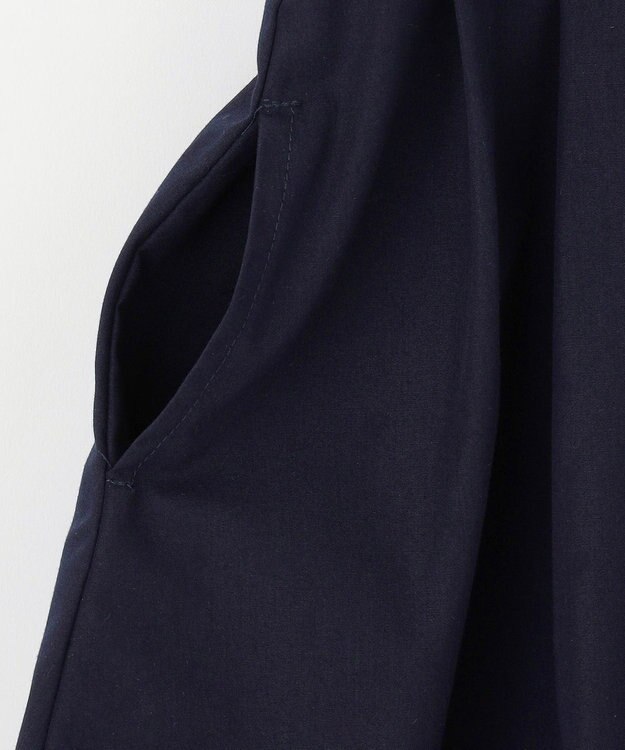 ANY KIDS 襟付き 半袖 ワンピース ネイビー