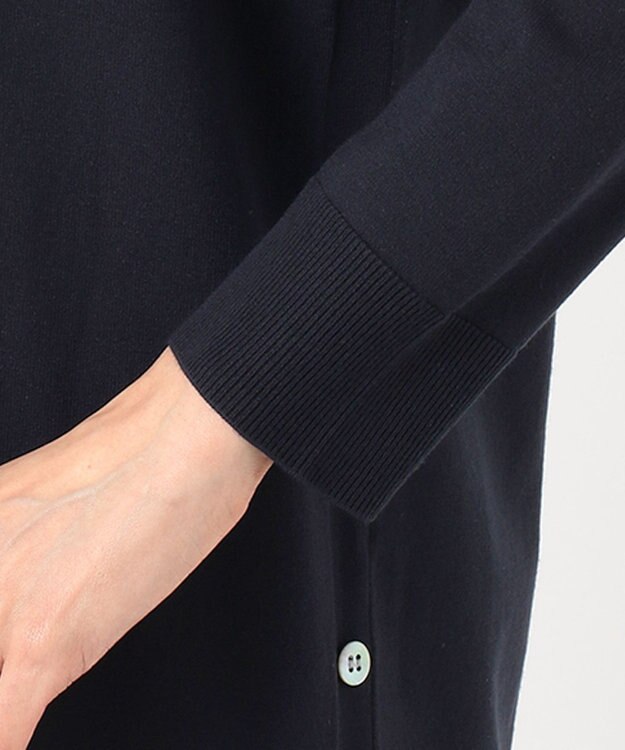 J.PRESS LADIES 【洗える】ワンピ＋プリーツスカート ツインセットワンピース ネイビー系