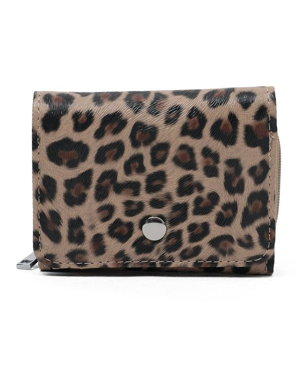 WEGO シンプルフラップミニウォレット 柄1