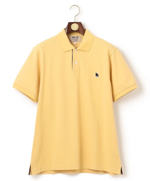 J.PRESS MEN 【大人気 / 10色展開】バックブル カノコレジメン ポロシャツ イエロー系