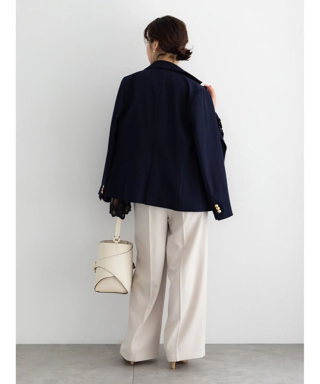 Te chichi 【セレモニーアイテム】2タックワイドパンツ（セットアップ可） ベージュ