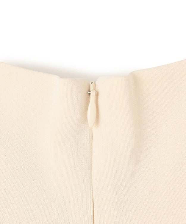 BEIGE， 【洗える・VERY 6月号掲載】MELLE / ジャージーハイネックカットソー Ecru