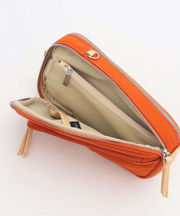 Y'SACCS 【大人のおしゃれ手帖11月号掲載】本上まなみ×Y'SACCS 　ウォレットポシェット オレンジ